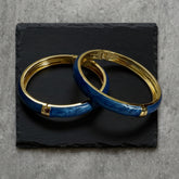 Blue Enamel Kada